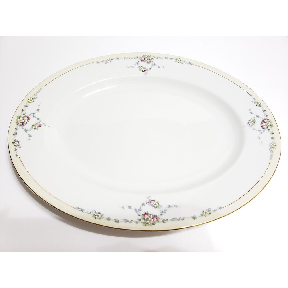 Tirschenreuth Bavaria Handpainted Studio 4179 Oval Platter